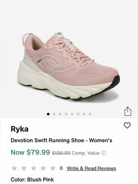 Ryka Devotion Women's Pink Athletic Sneakers